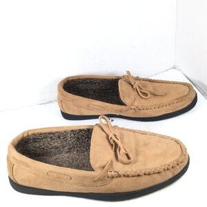 Dearfoams Men's Slippers Brown Size Medium 9-10